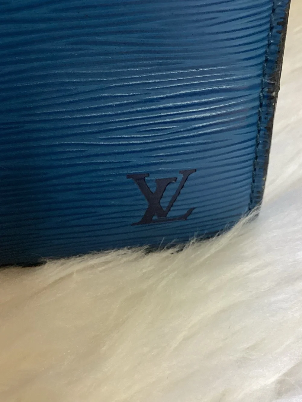 LOUIS VUITTON Blue Epi Riviera Tote bag